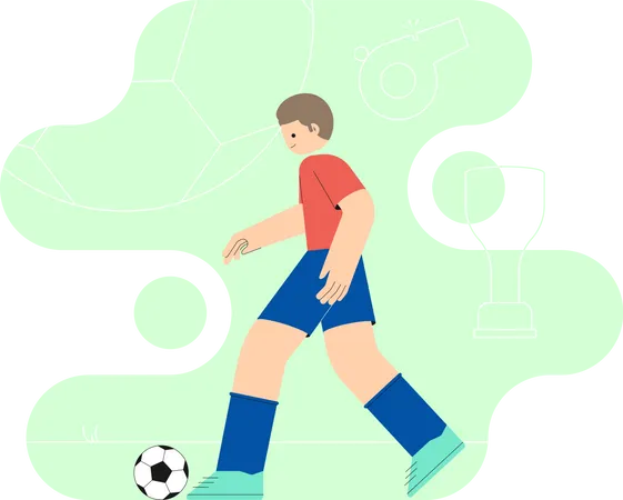 Footballeur  Illustration