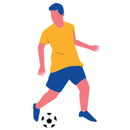 Footballeur masculin  Illustration