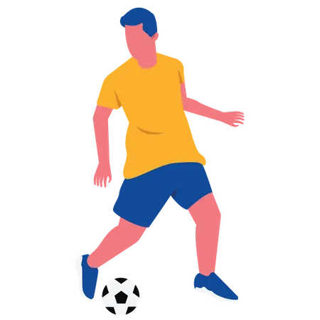 Footballeur masculin  Illustration