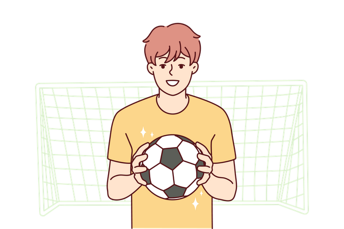 Footballeur masculin  Illustration