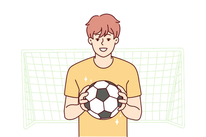 Footballeur masculin  Illustration