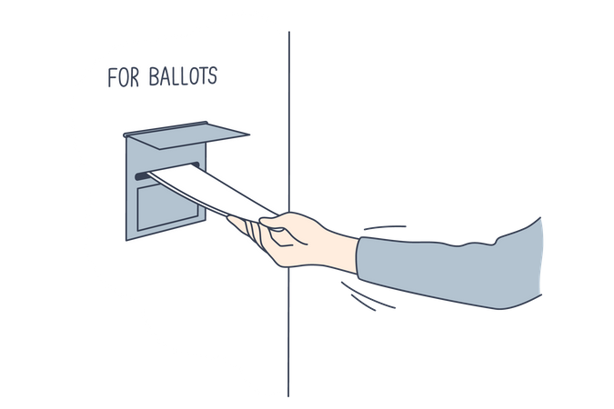 For ballots  Illustration