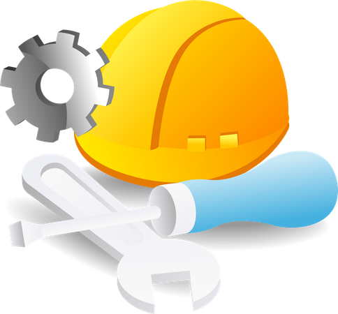 For repair maintenance by mechanic  Illustration