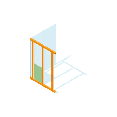 Forage de balcon  Illustration