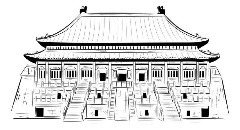 Forbidden City  Illustration