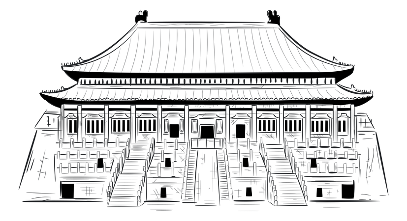 Forbidden City  Illustration