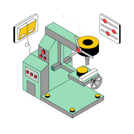 Förderband  Illustration