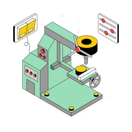 Förderband  Illustration