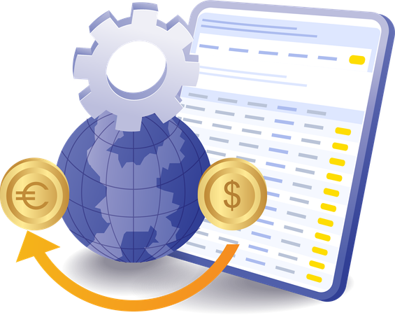 Foreign currency analysis  Illustration