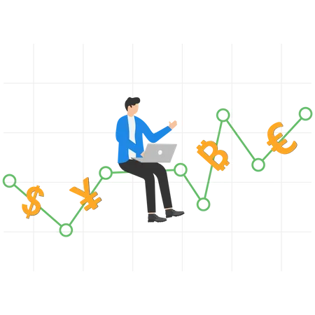 Foreign exchange market trading,  Illustration