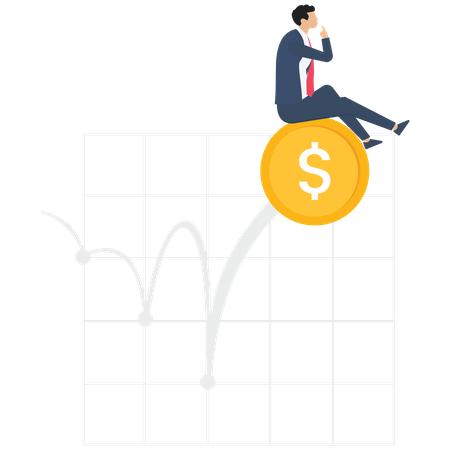 Foreign exchange rates trading  Illustration