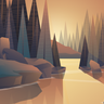 forest river illustration free download