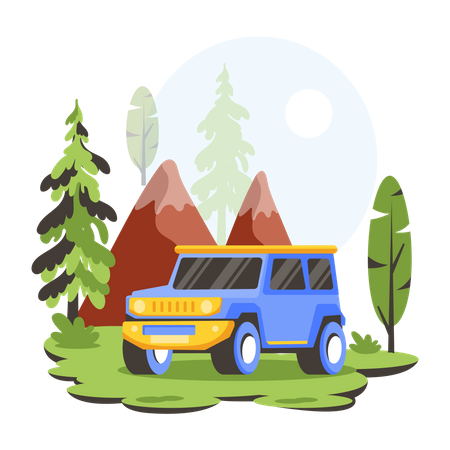 Forest Transport  イラスト