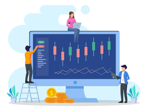 Forex Market Analysis  Illustration