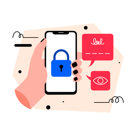 Forget password  일러스트레이션