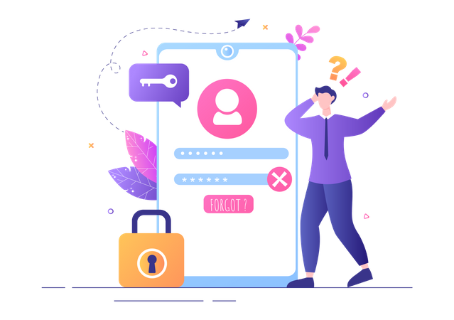 Forget Pin  Illustration