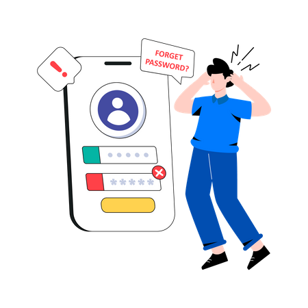 Forgot Password  Illustration