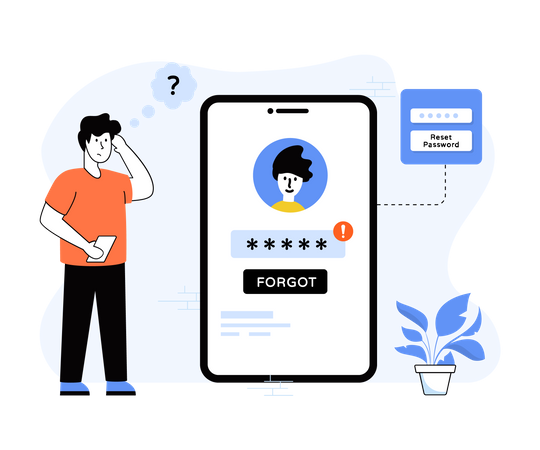 Forgot Password  Illustration