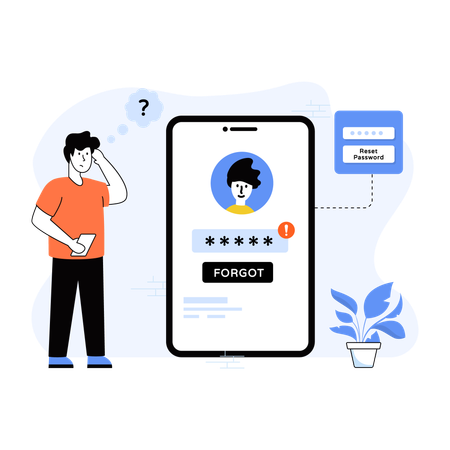 Forgot Password  Illustration