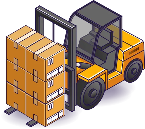 Forklift  Illustration