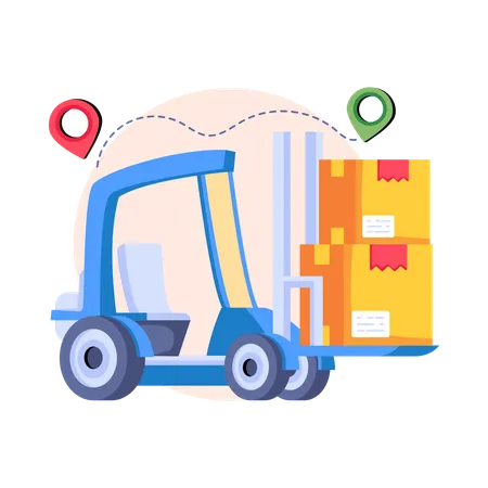 Forklift  Illustration