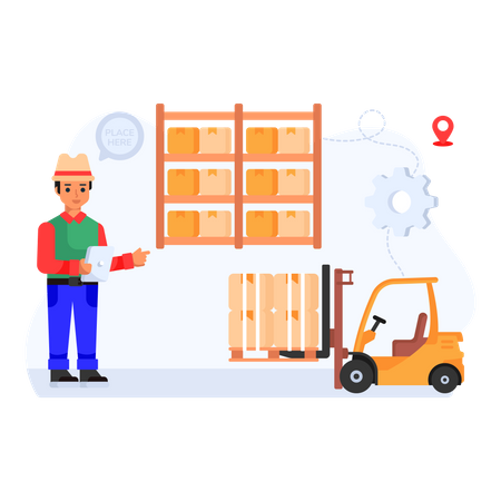 Forklift  Illustration