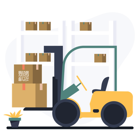 Forklift  イラスト