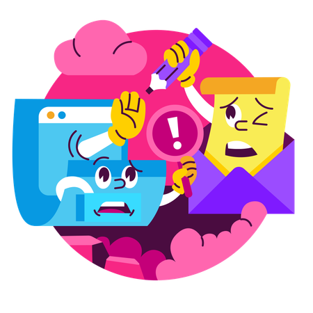 Form Submission Error  Illustration