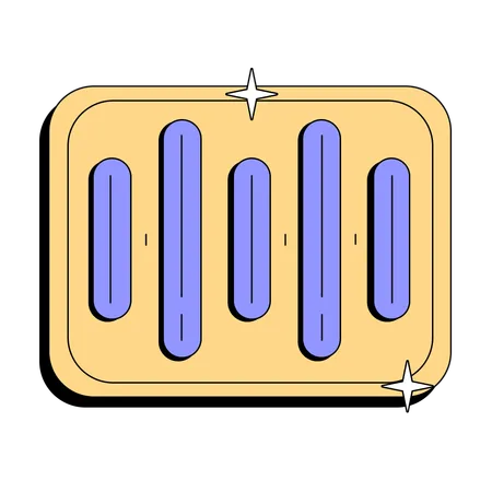 Forma de onda sonora  Ilustração