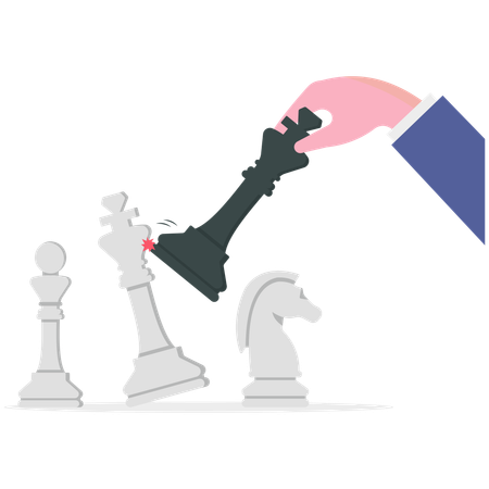 Equipe de negócios fazendo estratégia de negócios  Ilustração