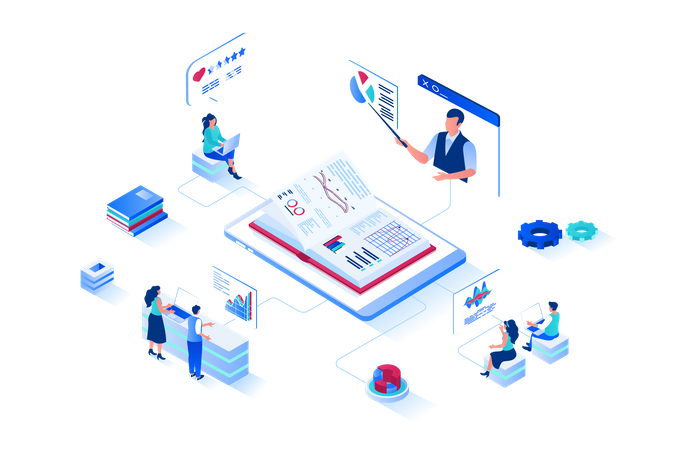 Formation commerciale  Illustration