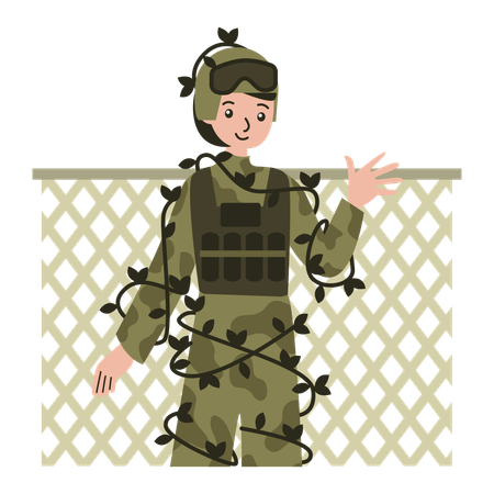 Entraînement des soldats  Illustration