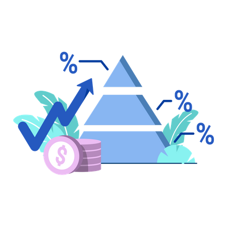 Fórmula da taxa de inflação  Ilustração