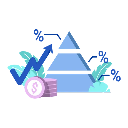 Fórmula da taxa de inflação  Ilustração