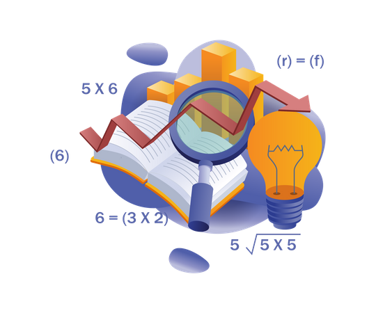 Formula for a successful business entrepreneur  Illustration