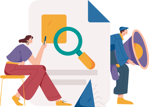 Formulaire de recrutement en ligne  Illustration