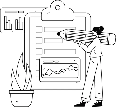 Formulario de encuesta  Ilustración