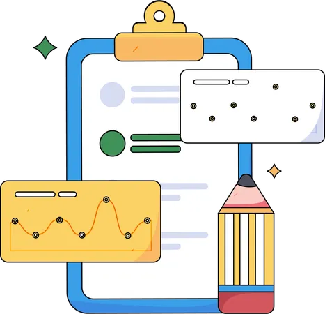 Formulário de pesquisa de negócios  Ilustração