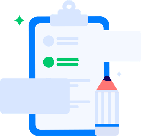 Formulário de pesquisa on-line  Ilustração