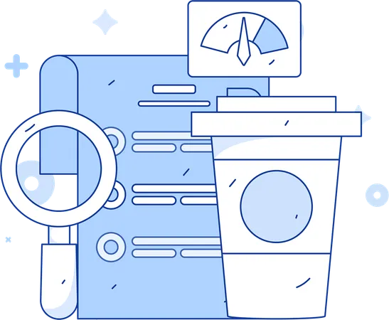 Formulário de questionário empresarial  Ilustração