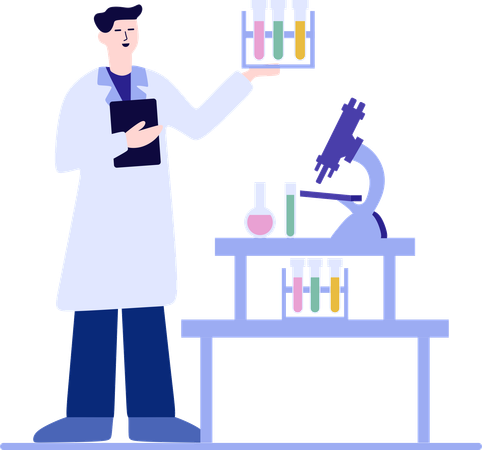 Vom Arzt verfolgte Forschungsmethodik  Illustration