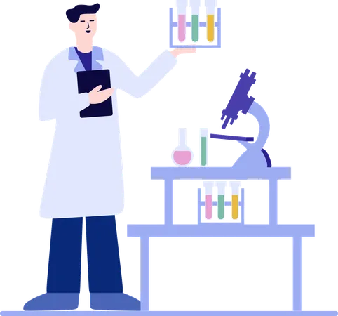 Vom Arzt verfolgte Forschungsmethodik  Illustration