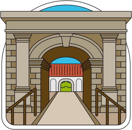 Fort Marlborough Bengkulu  Illustration