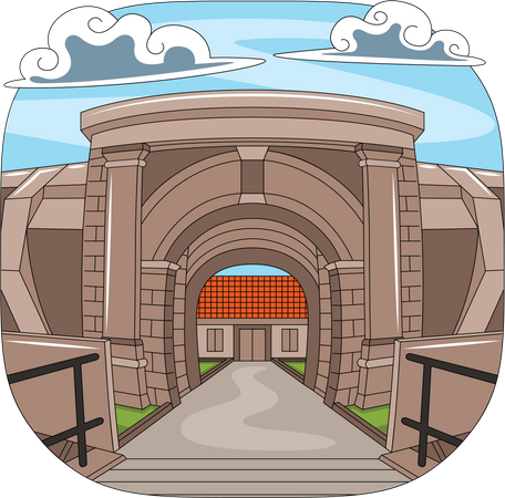 Fort Marlborough  Illustration