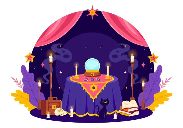 Fortune Teller  Illustration