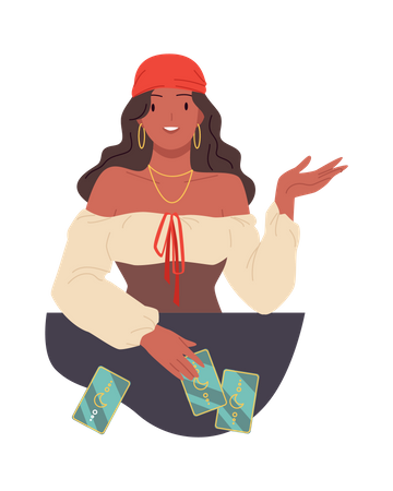 Fortune Teller  Illustration