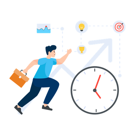 Forward To Success  Illustration