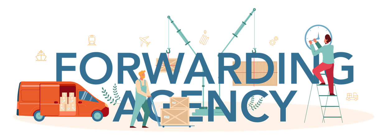 Forwarding agency  Illustration