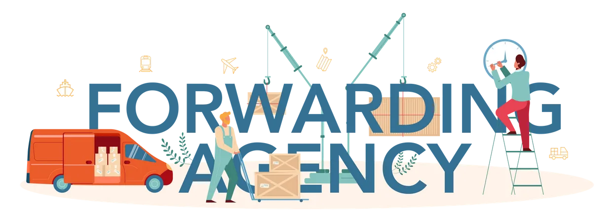 Forwarding agency  Illustration