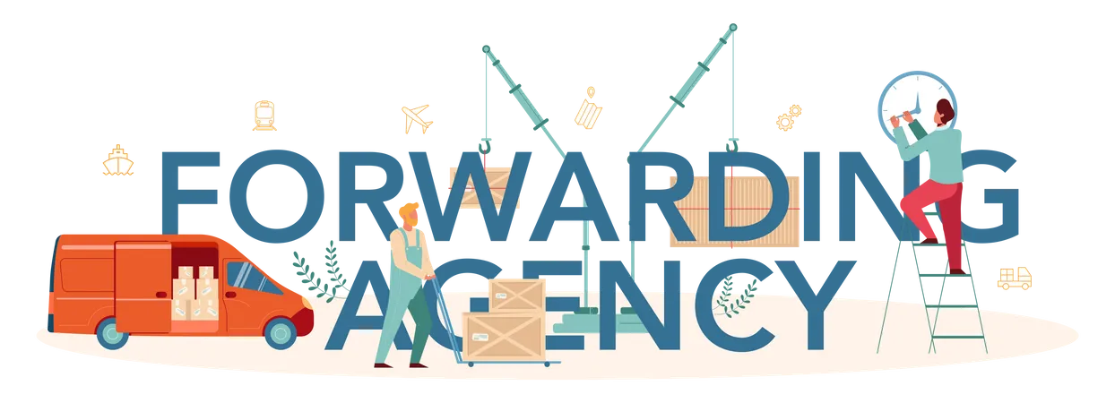 Forwarding agency  Illustration